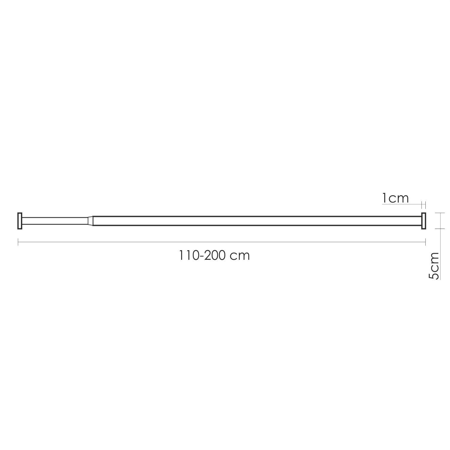 Карниз для ванной WasserKRAFT Aisch SC-551120