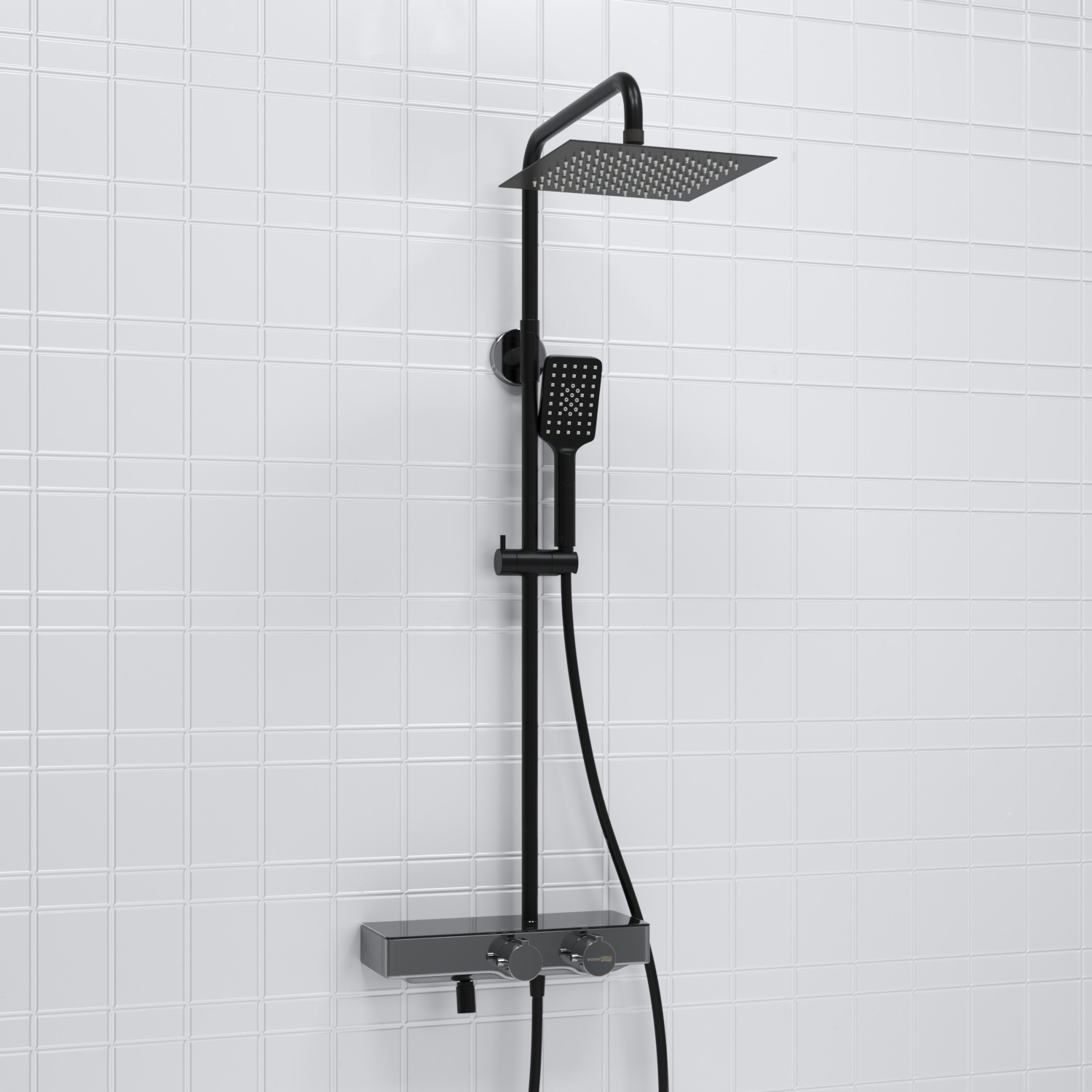 Душевая система WasserKRAFT A114.255.130.CB Thermo