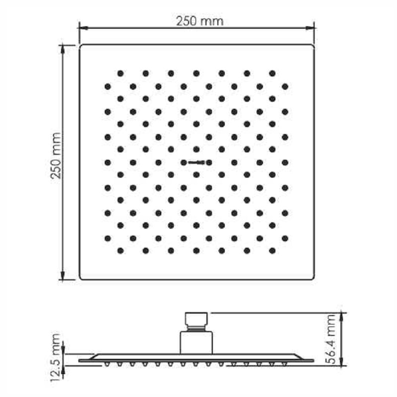 Душевая система WasserKRAFT A55201, матовое золото