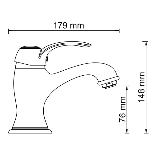 Смеситель для раковины WasserKRAFT Isar 1303