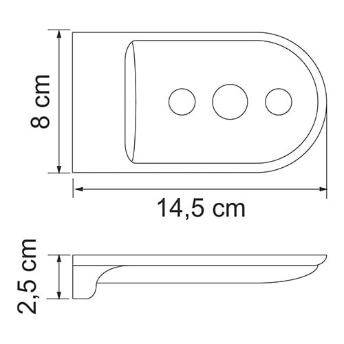 Мыльница решетка WasserKRAFT Kammel K-8369
