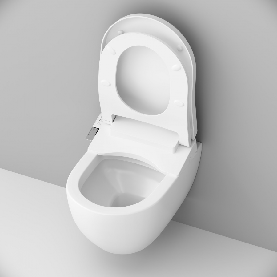 Электронная крышка-биде для унитаза с микролифтом Am.Pm Clean Care CCC7853WH