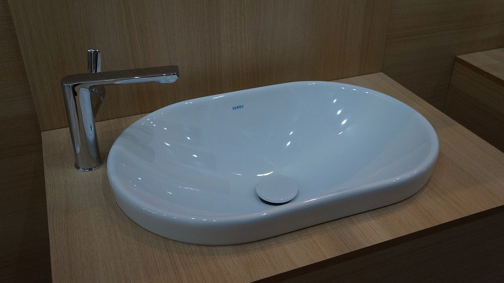 Раковина встраиваемая сверху (60х40) Serel Sapphire SP33