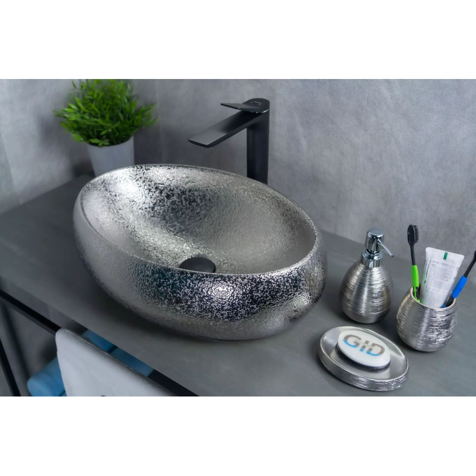 Раковина накладная (48х34) Gid 9030s