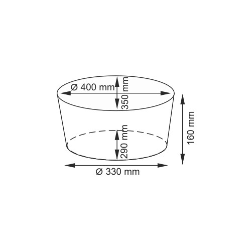 Плетеная корзина для белья WasserKRAFT Rossel WB-280-M