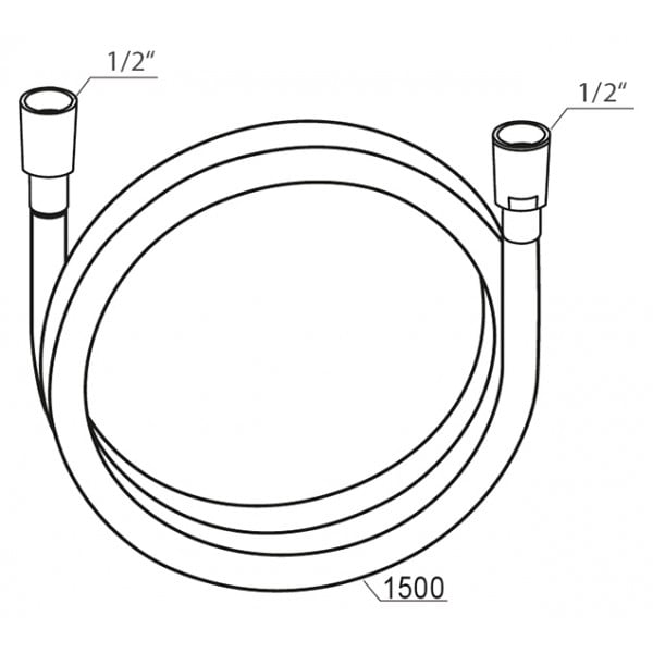 Шланг для душа WasserKRAFT Isar A053