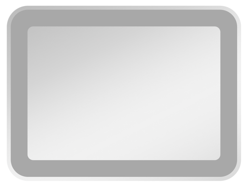Зеркало (80х60) Misty Стайл V2 ЗЛП821