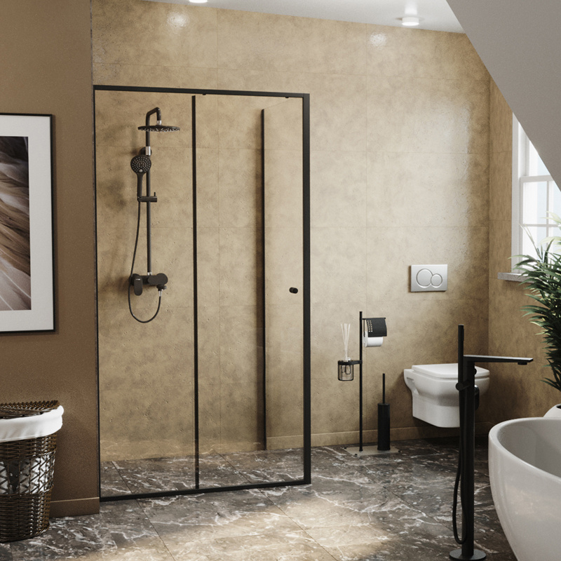 Душевой уголок  (140х80)  WasserKRAFT Dill 61S35