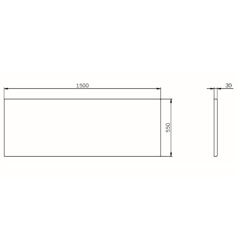 Фронтальная панель для ванны AM.PM Func 150 W84A-150-070W-P
