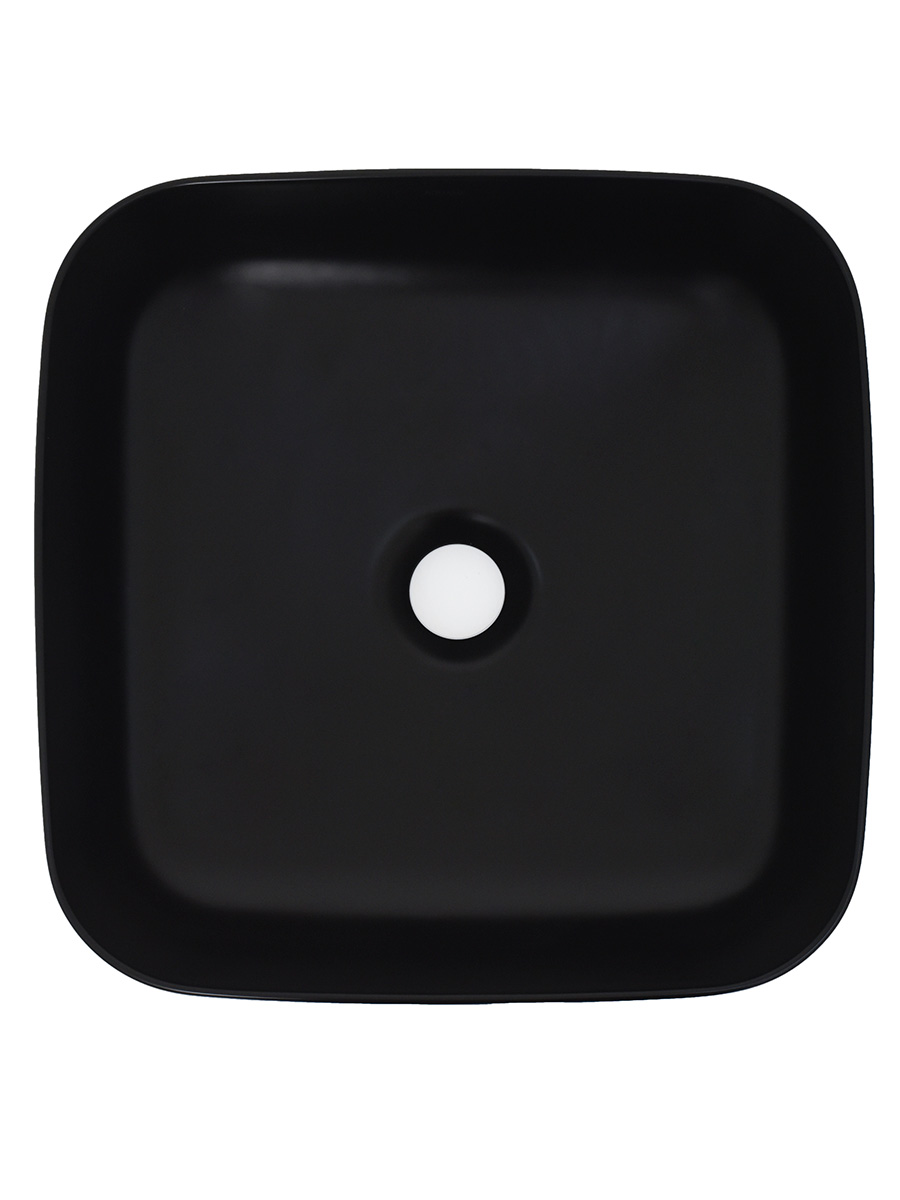 Раковина накладная (39x39) AQUAme AQM5011MB