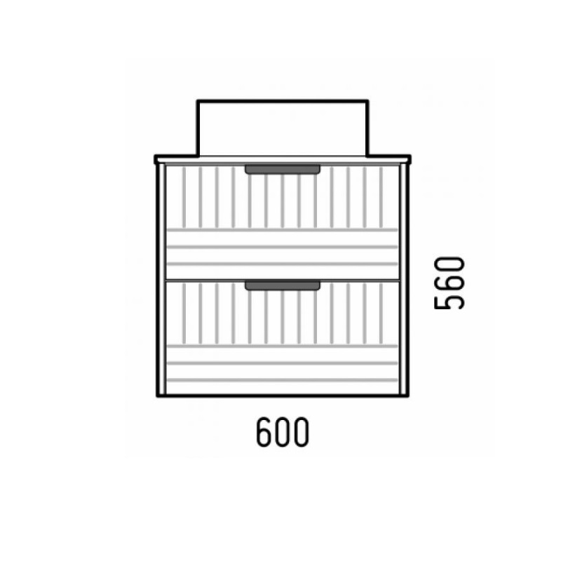 Тумба напольная Corozo Инди 60 SD-00001360