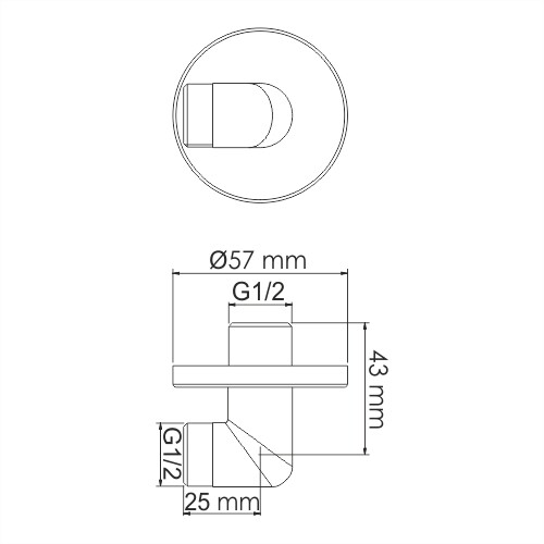 Подключение шланга WasserKRAFT A134