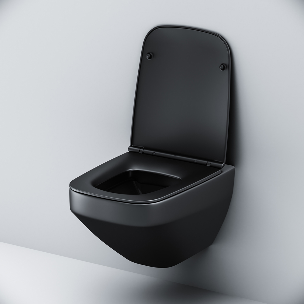 Подвесной унитаз безободковый с сиденьем микролифт Am.Pm Inspire V2.0 C50A1700MBSC
