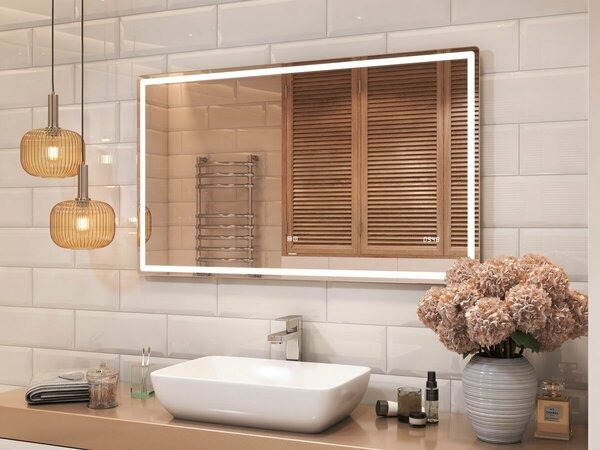Зеркало с подсветкой (120x70) Vigo Geometry Luxe z.GEO.120.Luxe