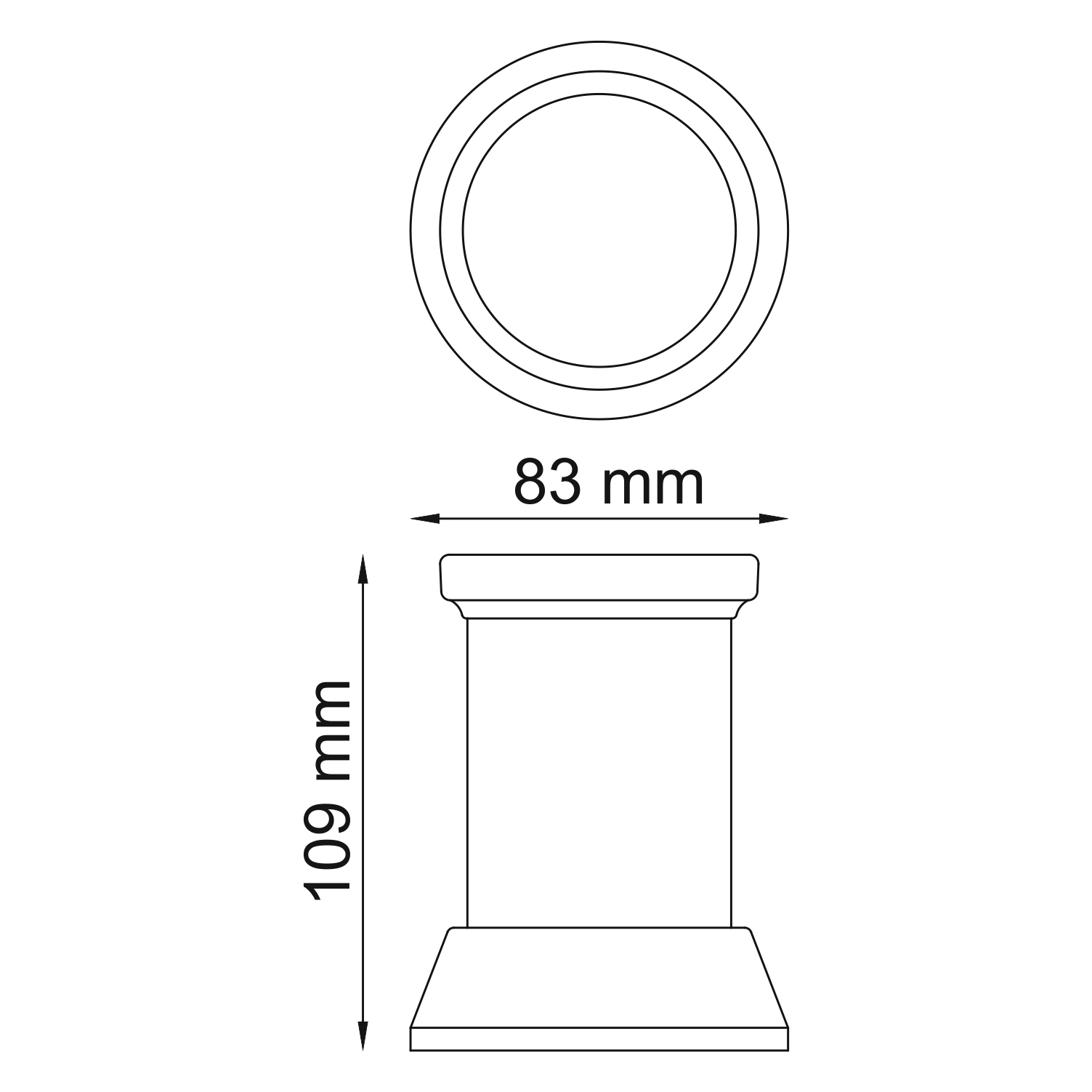 Стакан для зубных щеток WasserKRAFT Donau K-2428