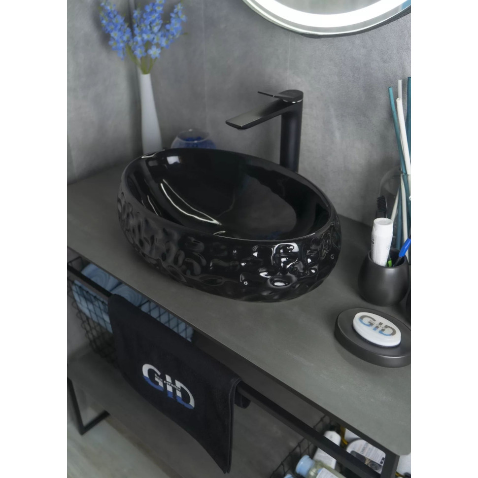 Раковина накладная (48х34) Gid 9030bf