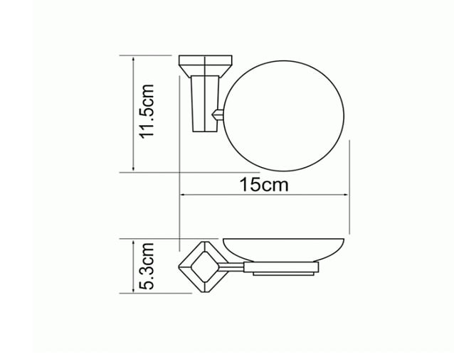 Мыльница WasserKraft Aller 1129C
