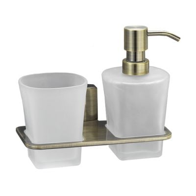 Держатель стакана и дозатора WasserKRAFT Exter K-5289