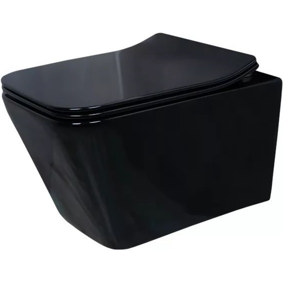 Подвесной унитаз безободковый Gid Tr2144BL
