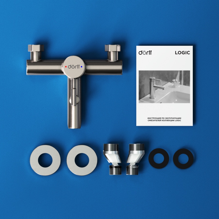 Смеситель для ванны Dorff Logic  new D3010000SS