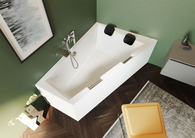 Ванна акриловая Riho Doppio Plug & Play (180х130) L B034009005