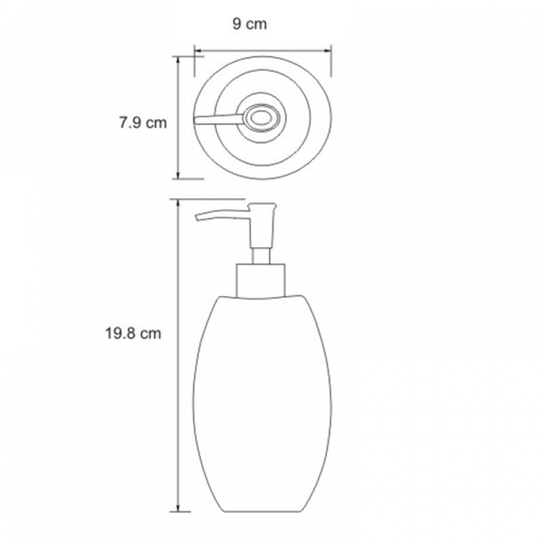 Дозатор для жидкого мыла WasserKRAFT Werra K-8299