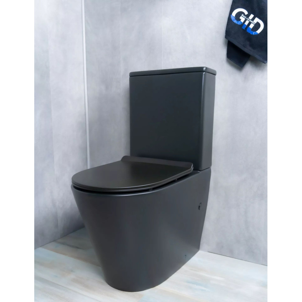 Напольный унитаз с бачком безободковый Gid Tr2179BM