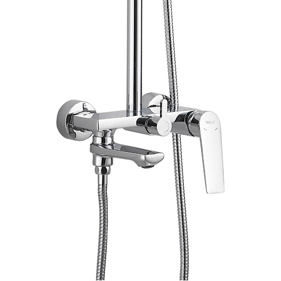 Душевая система с изливом  BELZ B24533, хром