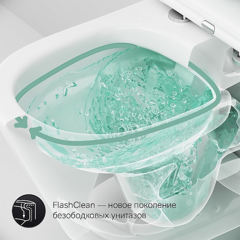 Унитаз подвесной AM.PM Gem FlashClean C741701SC
