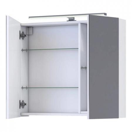 Зеркало-шкаф с подсветкой (80x70) Vigo Plaza zsh.PLA.80.El
