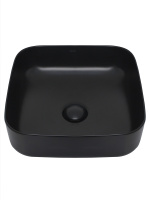 Раковина накладная (39x39) AQUAme AQM5011MB