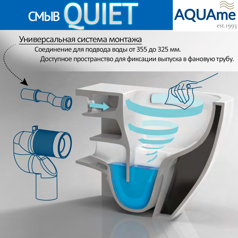 Унитаз подвесной AQUAme AQM2012