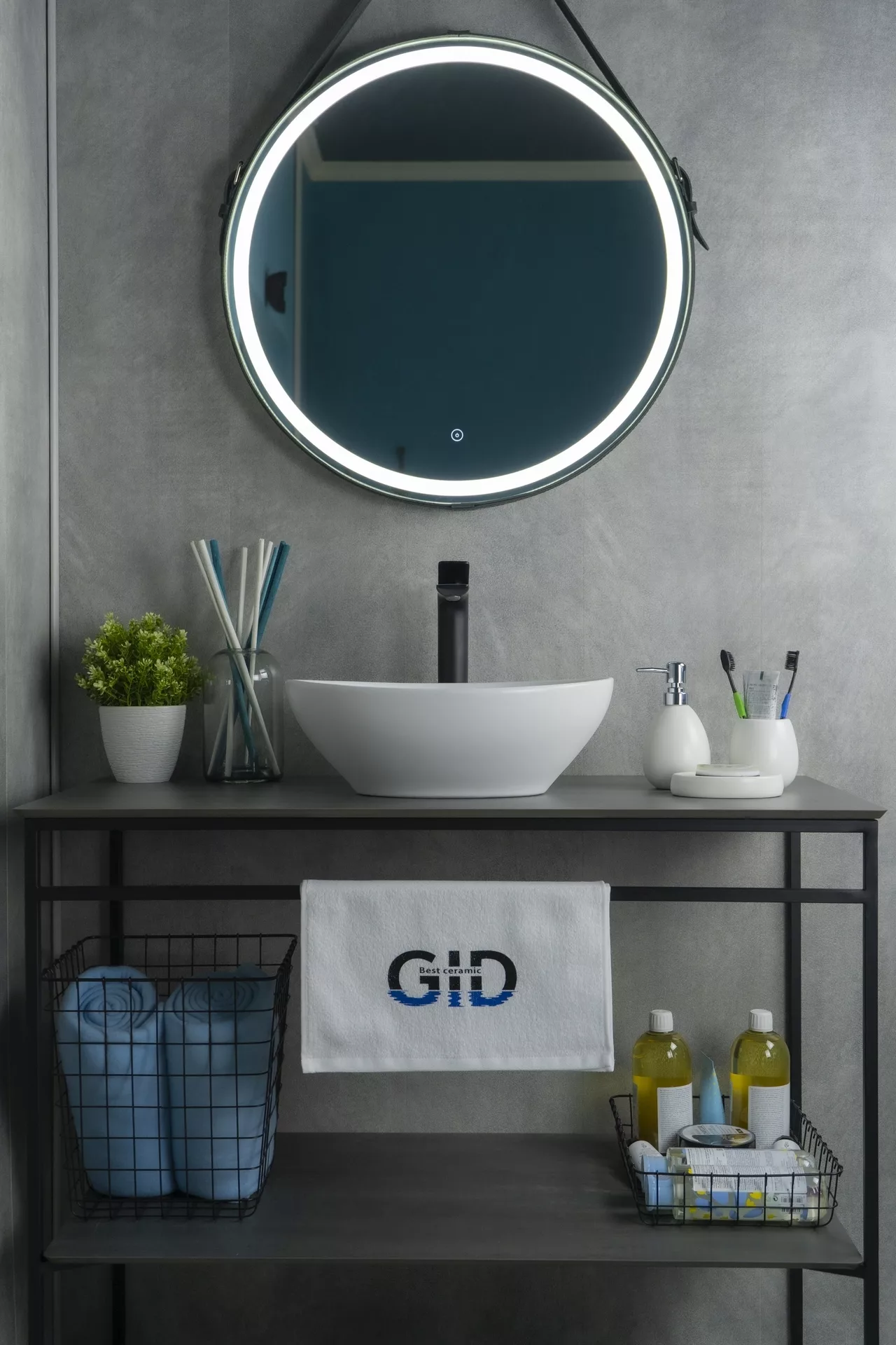 Раковина накладная (41х34) Gid N900