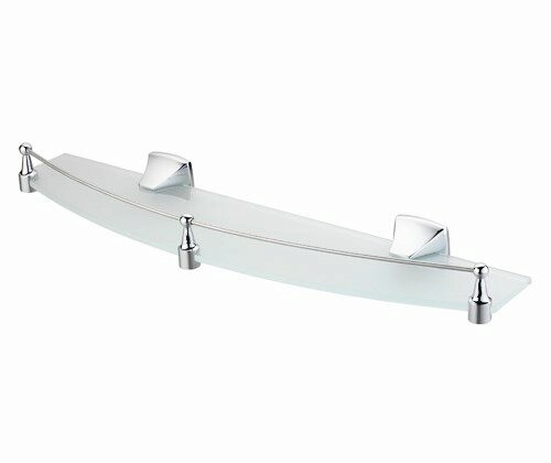 Полка стеклянная с бортиком WasserKRAFT Wern K-2544
