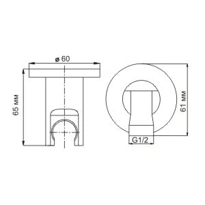 Подключение шланга WasserKRAFT A022