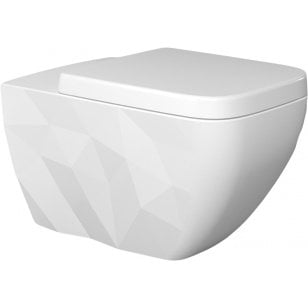 Унитаз подвесной безободковый Bien Kristal KRKA060N1VP0W3000