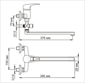 Смеситель WasserKRAFT Oder 6302L