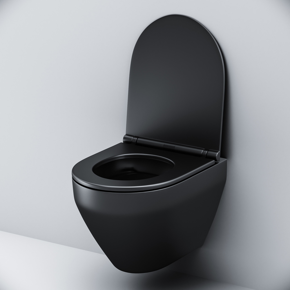 Подвесной унитаз безободковый с сиденьем микролифт Am.Pm Spirit V2.0 C701700MBSC