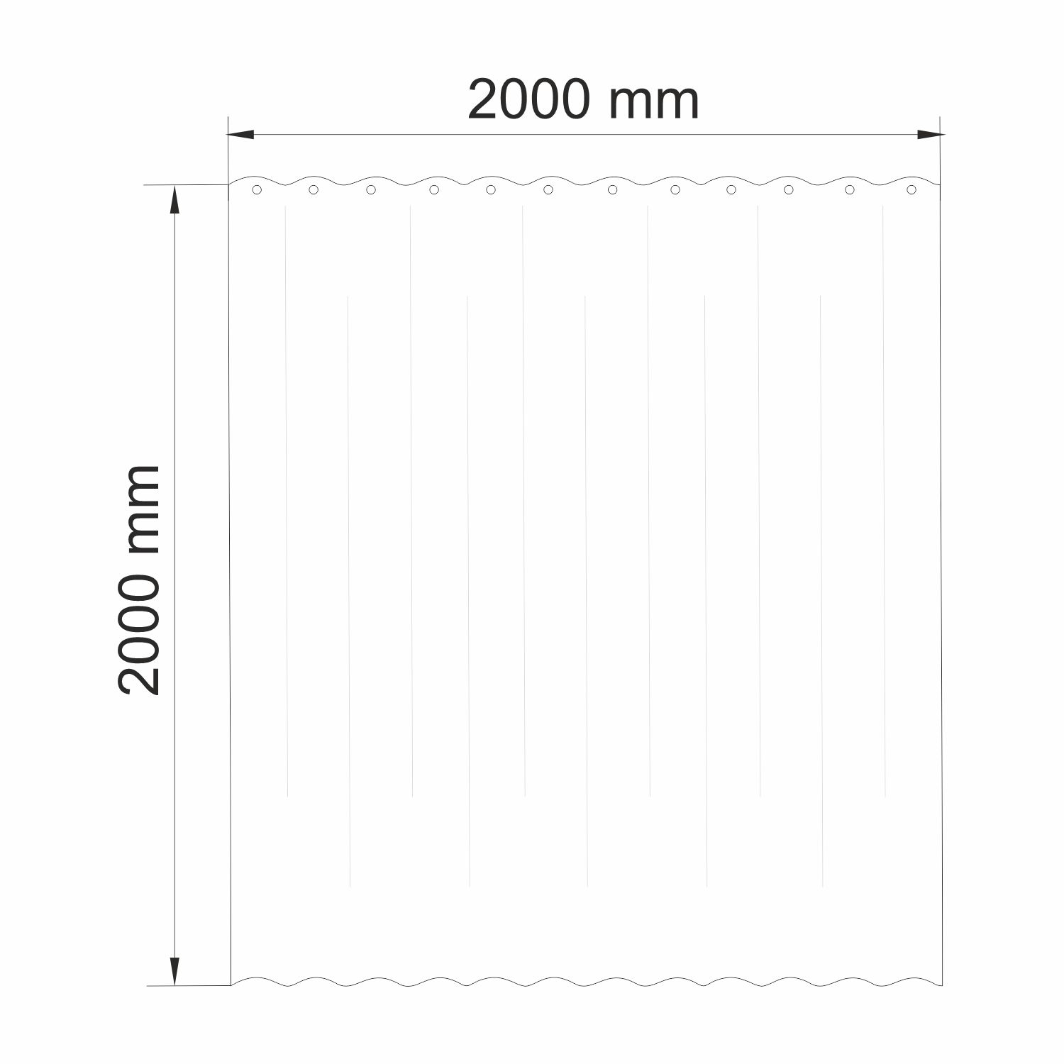 Штора для ванной WasserKRAFT Vils SC-10202