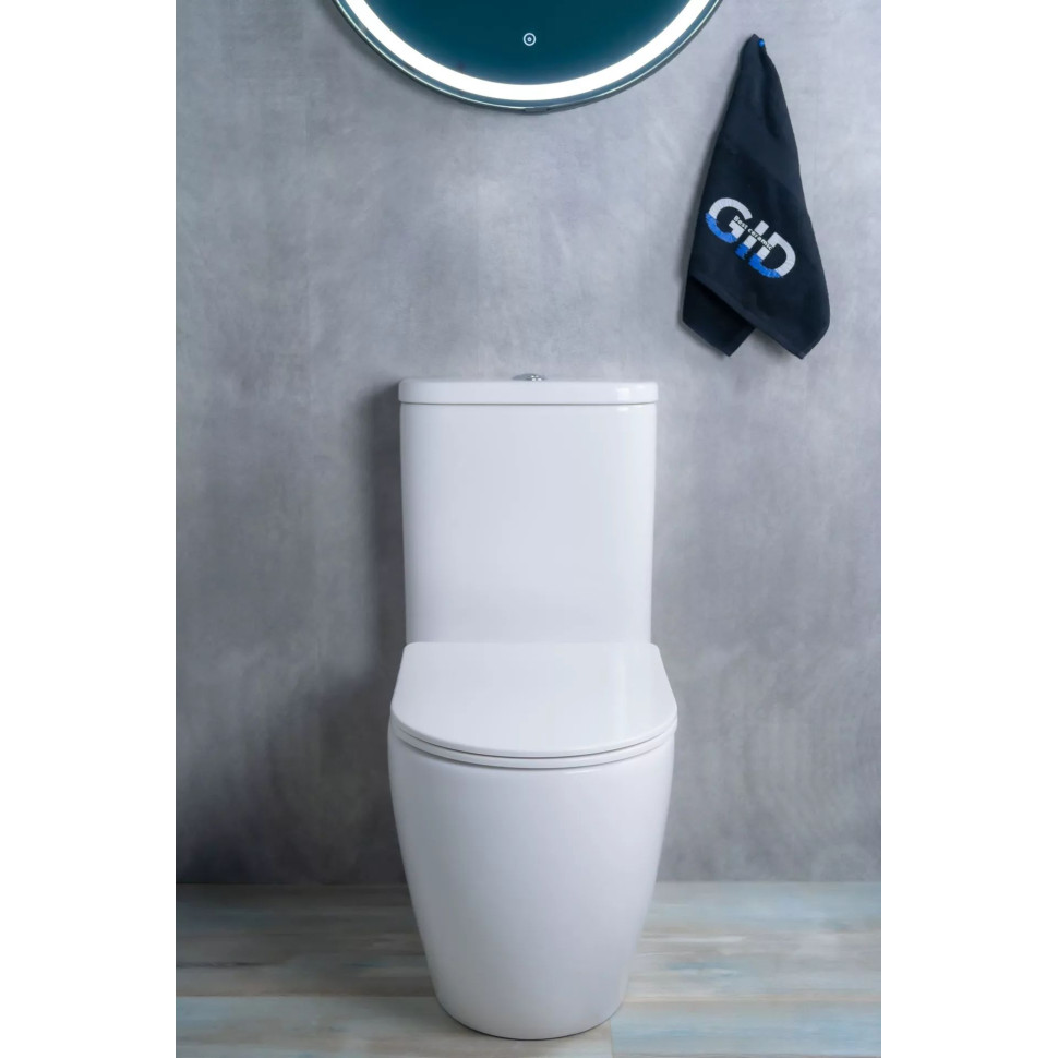 Напольный унитаз с бачком безободковый Gid Tr2177