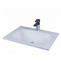 M55WPX0601WG BLISS D, раковина мебельная, исскуственный мрамор, 60см, встроенная, глянец, шт
