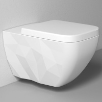 Унитаз подвесной безободковый Bien Kristal KRKA060N1VP0W3000
