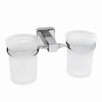 Стакан для зубных щеток двойной  WasserKRAFT Lippe K-6528D