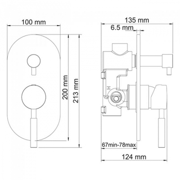 Смеситель для ванны  WasserKRAFT Main 4141