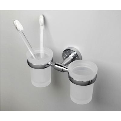 Cтакан для зубных щеток двойной WasserKRAFT Isen K-4028D