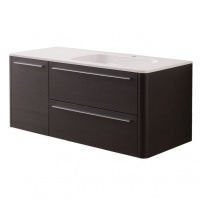 M15FHR1153VF Awe, база под раковину, подвесная, правая, 115см, ящики+дверь, венге, фактурная, шт