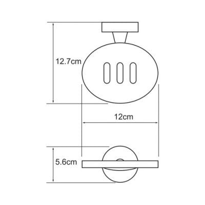 Мыльница решетка WasserKRAFT Isen K-4069