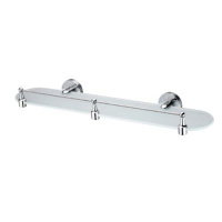 Полка стеклянная с бортиком WasserKRAFT Isen K-4024