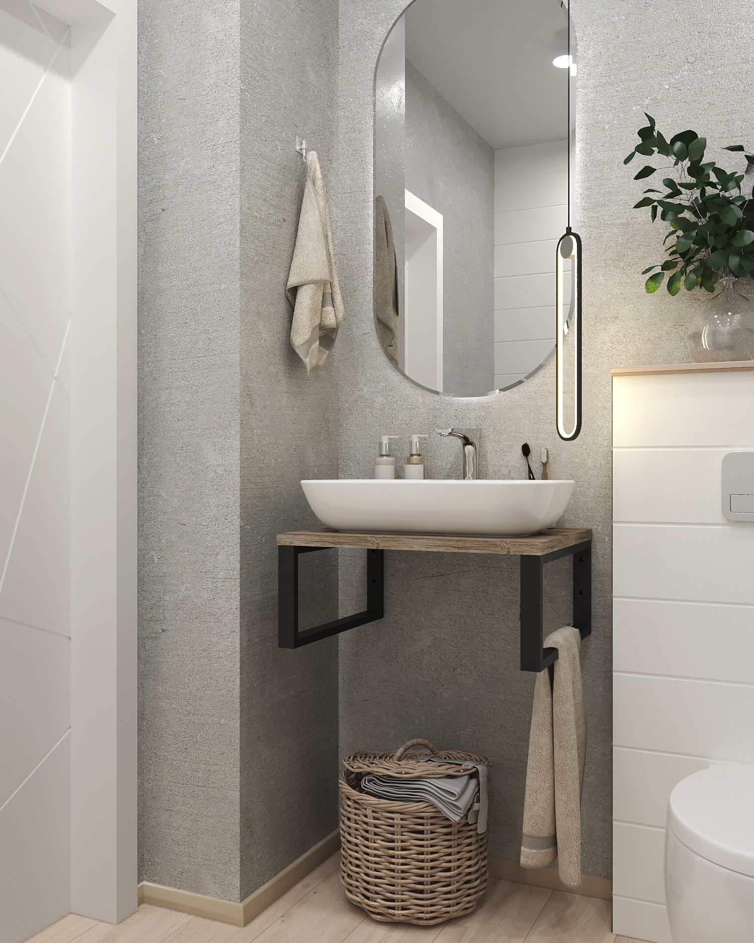 Столешница 1Marka Grunge Loft 60 Ц0000001583