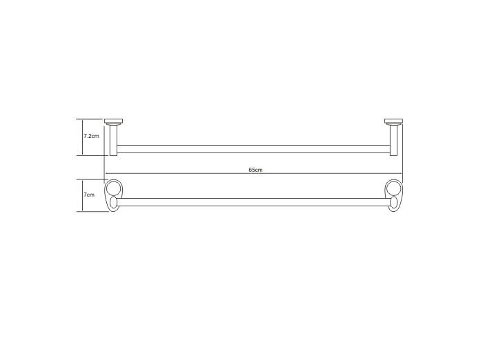 Держатель полотенец WasserKRAFT Main 9230